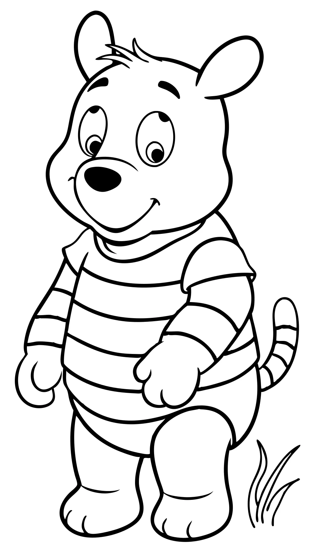 Páginas para colorear imprimibles Winnie the Pooh